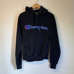 Champion Black Pullover Hoodie